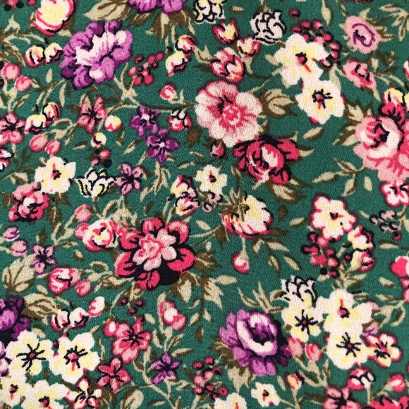 Pleione Green and Purple Floral Top - Picture 3 of 4